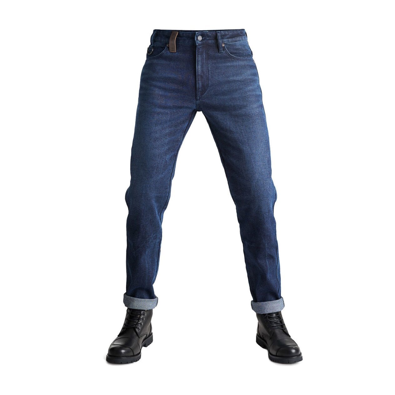 PANDO MOTO Arnie Slim Blue Armalith Erkek Motosiklet Jean