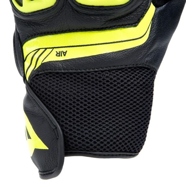 Dainese Mig 3 Unisex Gloves Black Fluo Yellow Deri Eldiven