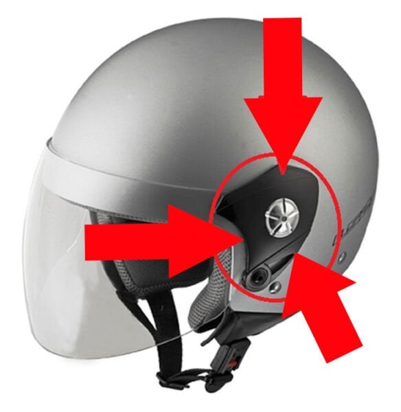 LS2 OF518 KASK YAN KAPAK SET