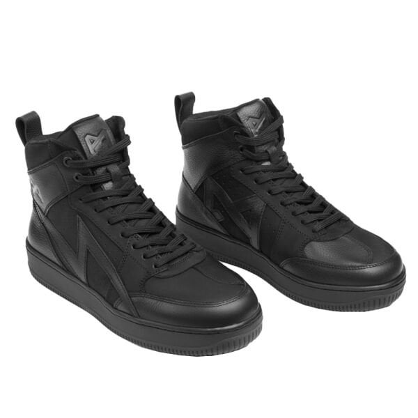 PANDO Apex Sneakers Black Casual Görünümlü Motosiklet Ayakkabısı