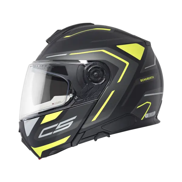SCHUBERTH C5 OMEGA YELLOW ÇENE AÇILIR MOTOSİKLET KASKI