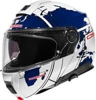 SCHUBERTH C5 GLOBE BLUE ÇENE AÇILIR MOTOSİKLET KASKI