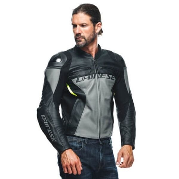 Dainese Racing 4 Gray Black Deri Mont