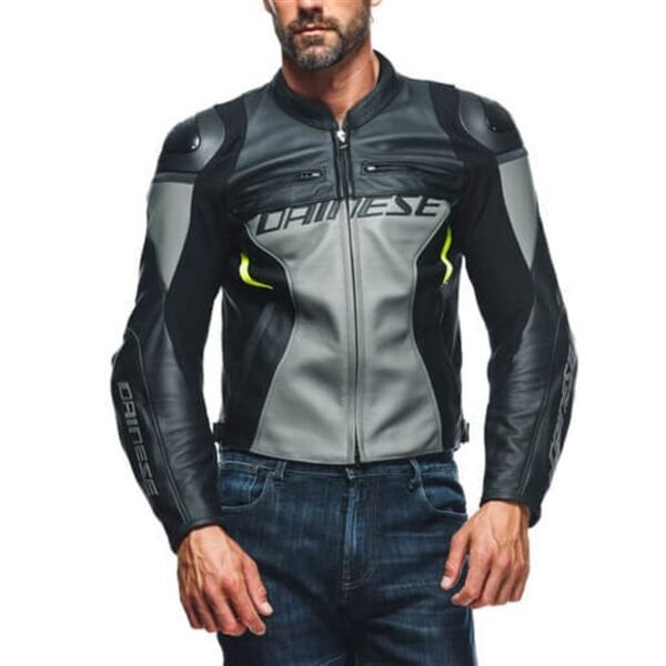 Dainese Racing 4 Gray Black Deri Mont