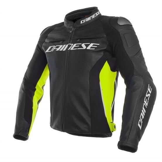 Dainese Racing 3 Black Fluo Yellow Deri Mont