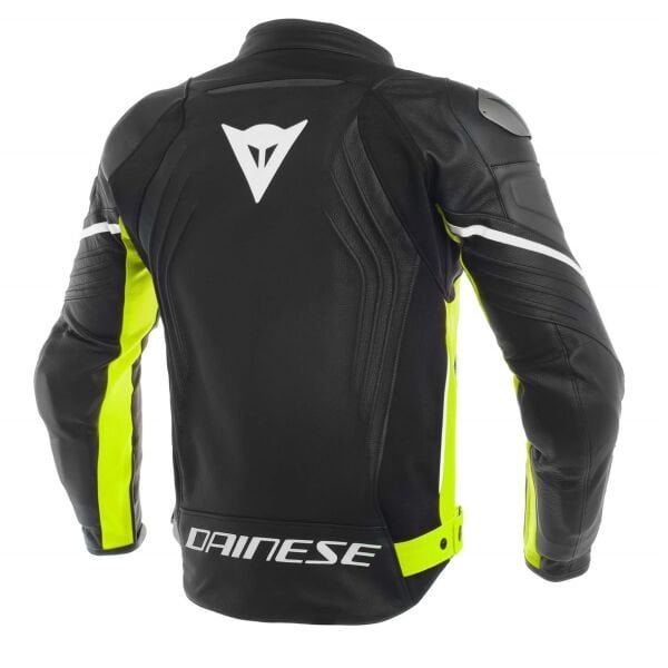 Dainese Racing 3 Black Fluo Yellow Deri Mont