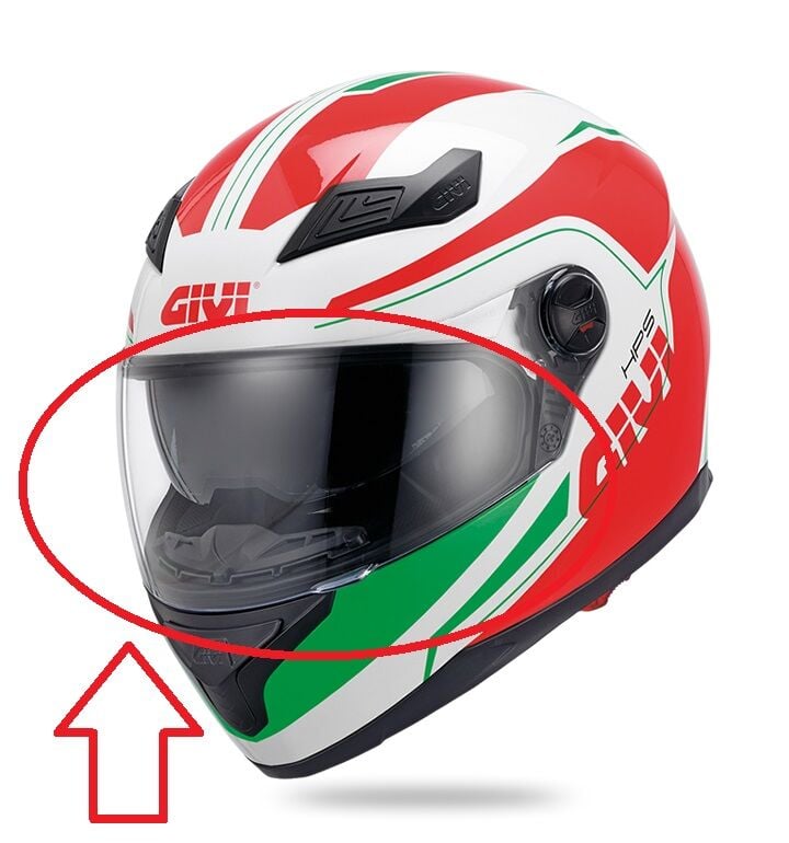 GIVI Z2449TR KASK CAMI BEYAZ 50.4