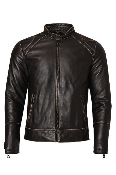 VEXO VINTAGE DERİ MONT SİYAH