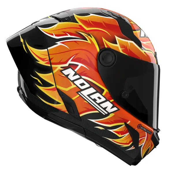 X-804 RS Ultra Carbon Kapalı Motosiklet Kaskı Replica Iannone 368