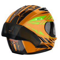 N60-6 SPORT HOTFOOT 027 KAPALI MOTOSİKLET KASKI