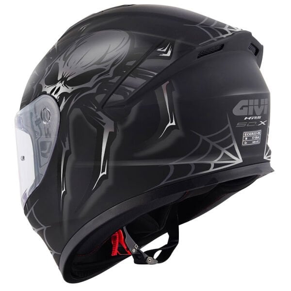 GIVI 50.X ARACHNO MAT SİYAH-GRİ KASK