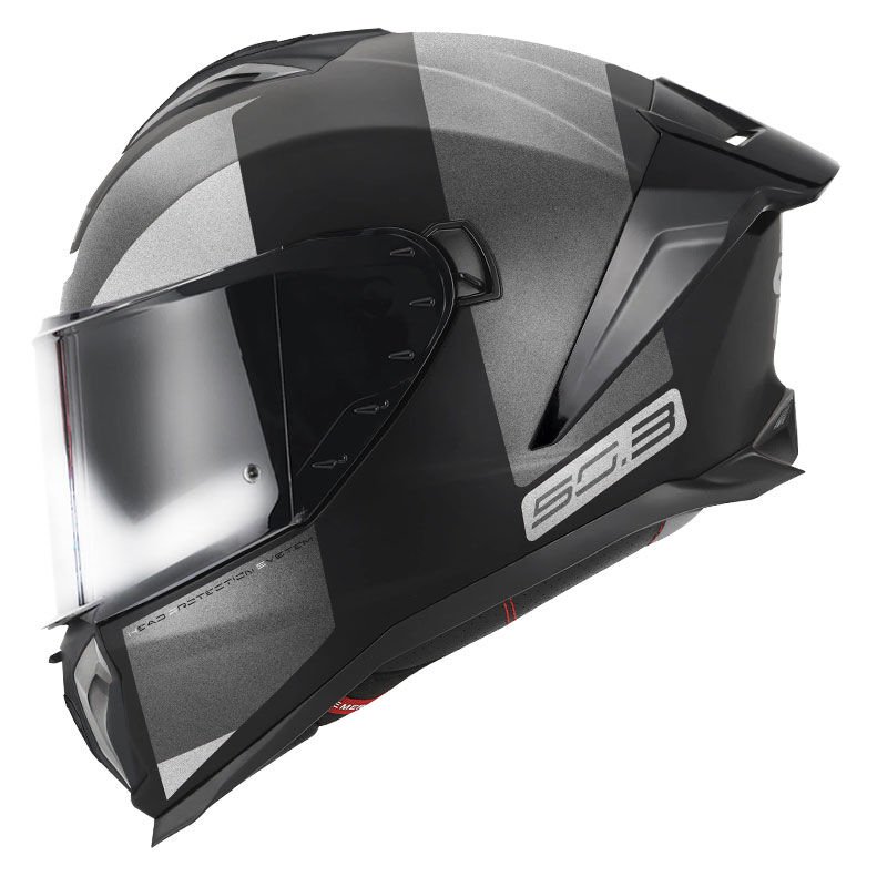 GIVI 50.3 VISION MAT SİYAH-TITANIUM-GRİ KASK