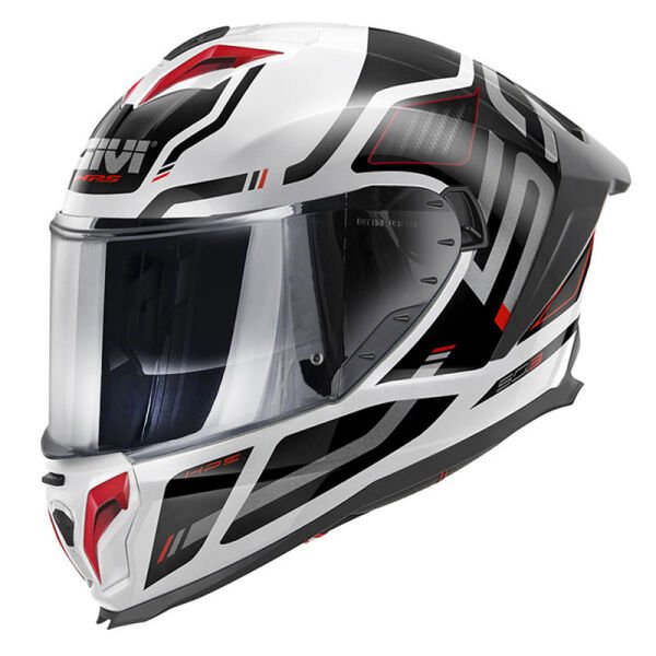 GIVI 50.3 QUASAR BEYAZ-SİYAH-KIRMIZI KASK
