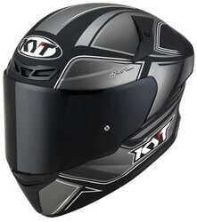 KYT TT-COURSE KASK TOURIST MATT COOL GREY