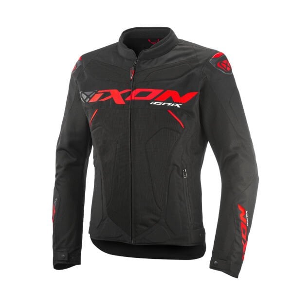 IXON IONIX Siyah Kırmızı Motosiklet Montu