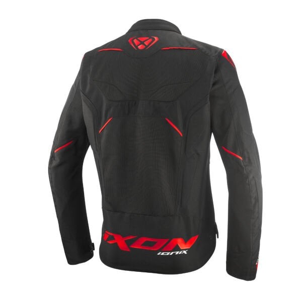 IXON IONIX Siyah Kırmızı Motosiklet Montu