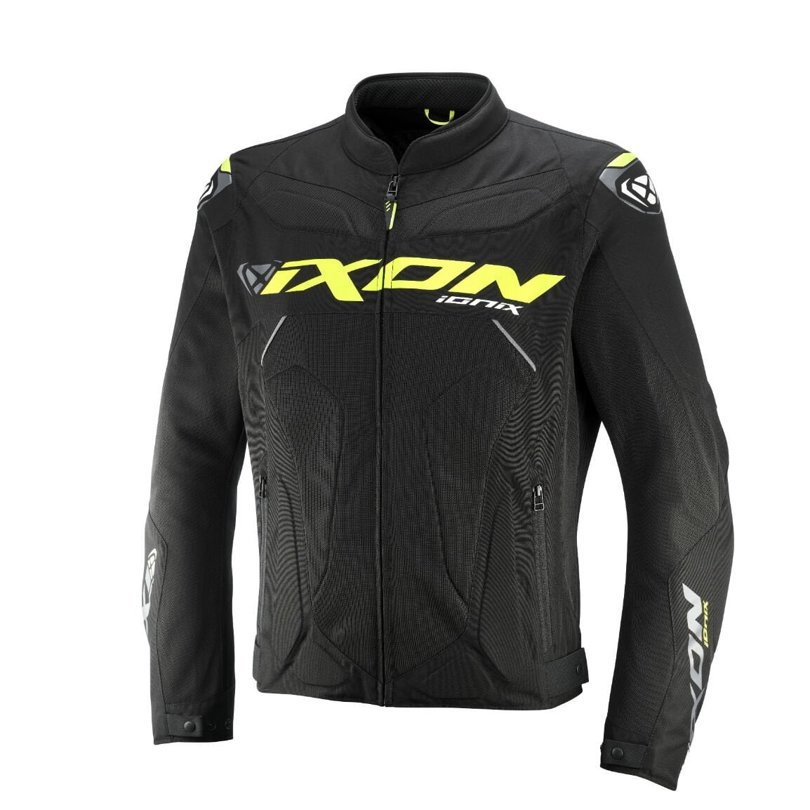 IXON IONIX Siyah Sarı Gri Motosiklet Montu