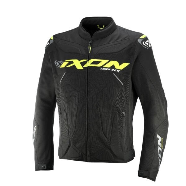 IXON IONIX Siyah Sarı Gri Motosiklet Montu