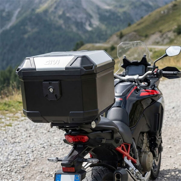 GIVI U37+ ALUMINYUM KAPAKLI ÇANTA (SIRT DAYAMALI)